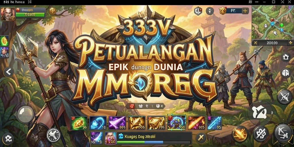 Screenshot gameplay menakjubkan dari 333V yang menunjukkan aksi mendebarkan.