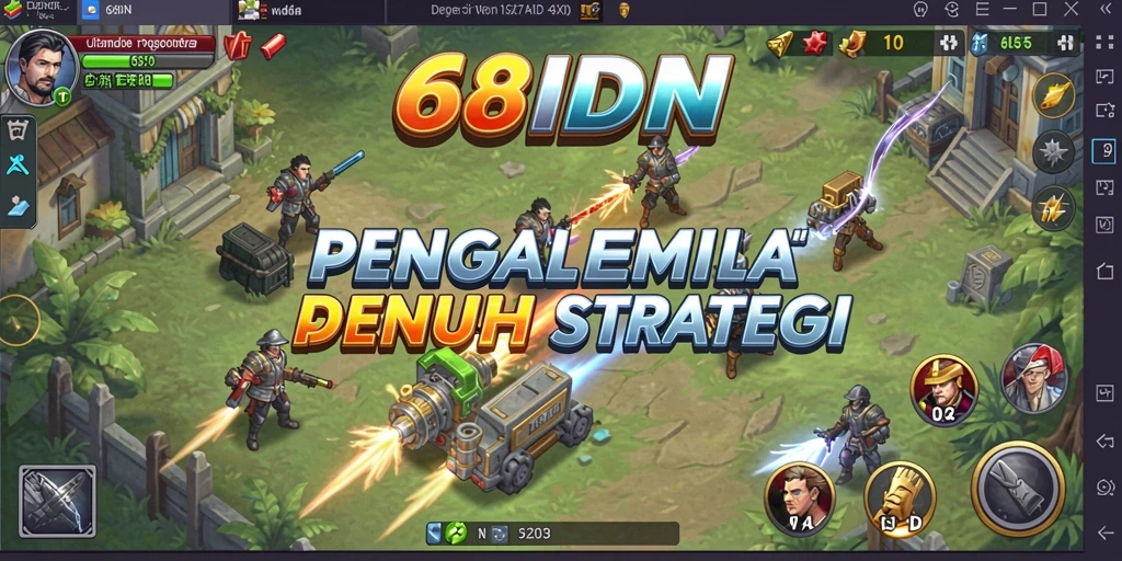 Tampilan gameplay 68IDN yang menarik dan menawan.