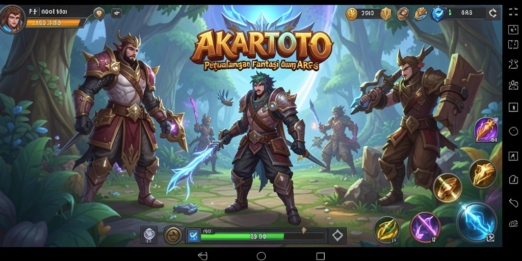 Tampilan gameplay ARPG yang mendebarkan dan penuh aksi.