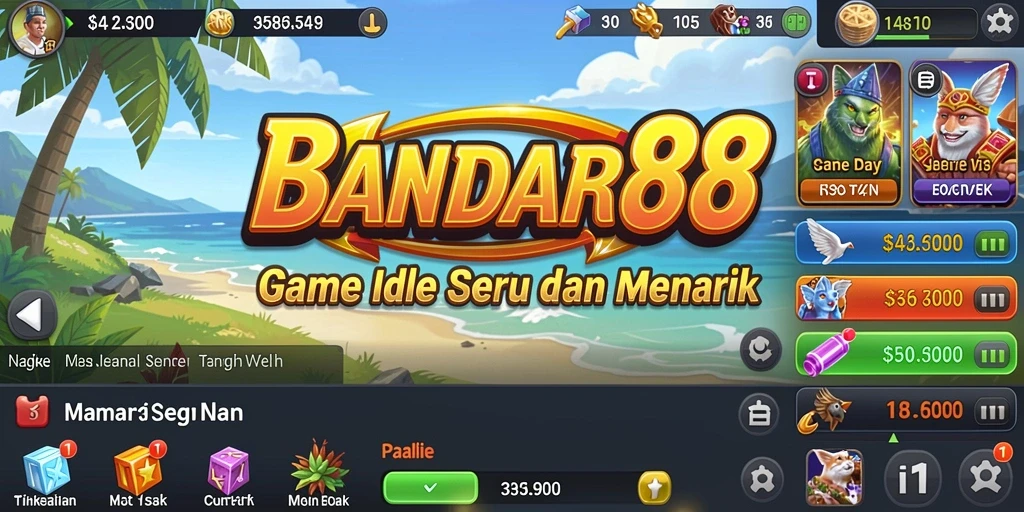 Tampilan menarik dari gameplay BANDAR88, sempurna untuk bermain Idle.