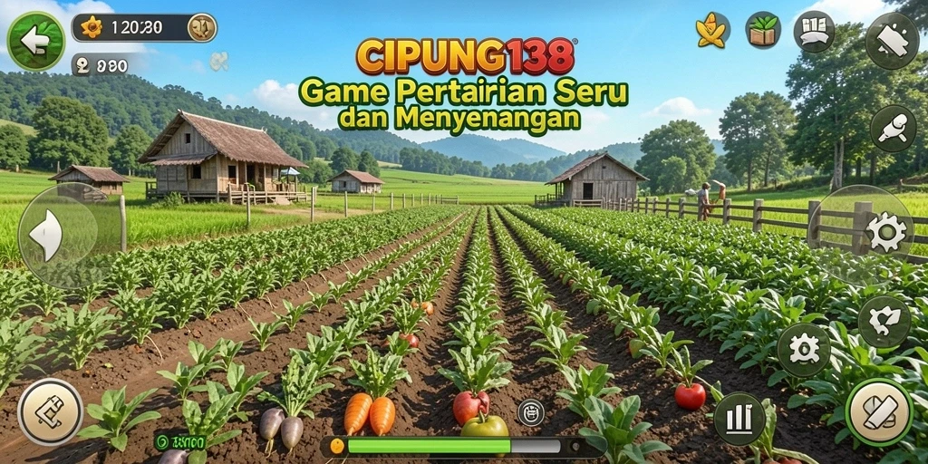 Tampilan gameplay seru dari CIPUNG138 dalam proses bertani.