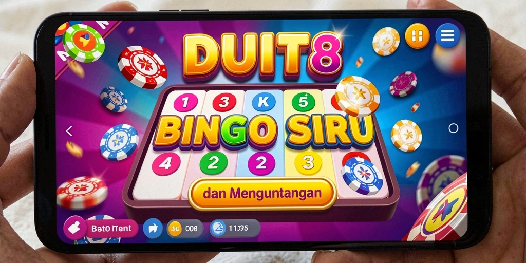 Tampilan menarik gameplay Bingo dari DUIT8.