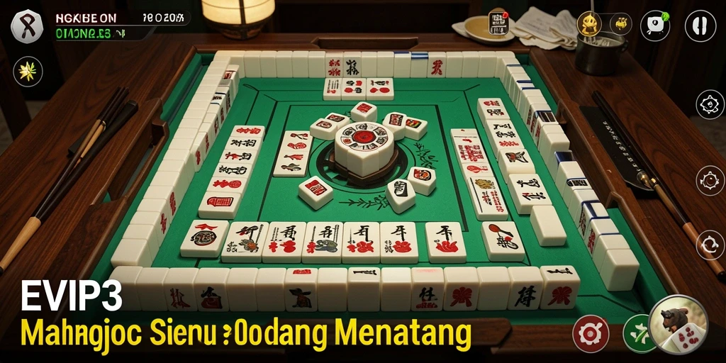Screenshot gameplay menunjukkan level Mahjong yang menarik dan penuh tantangan.