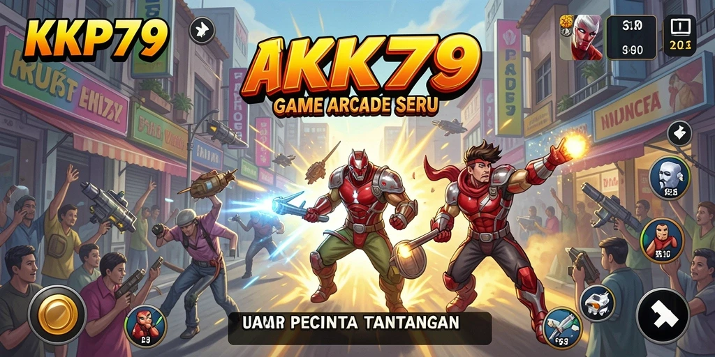 Screenshot dari gameplay KPK79 yang menunjukkan aksi seru dalam permainan Arcade.