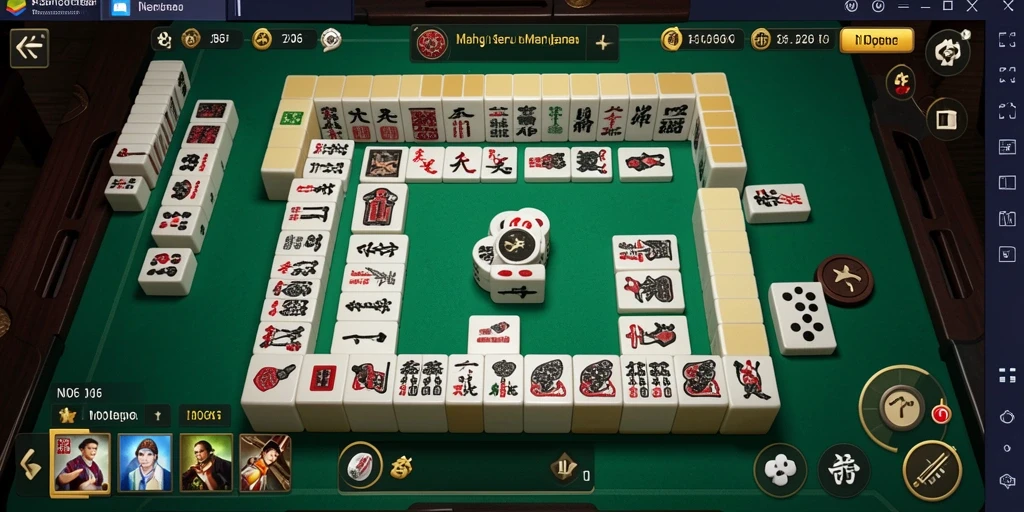 Tampilan menarik dari gameplay Mahjong di N06 yang menantang.