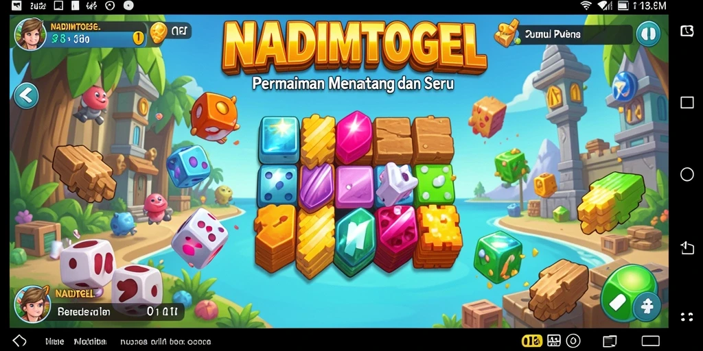 Tampilan gameplay NADIMTOGEL yang seru dan menantang.