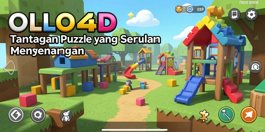 Screenshot gameplay OLLO4D menampilkan berbagai teka-teki menarik untuk dipecahkan.
