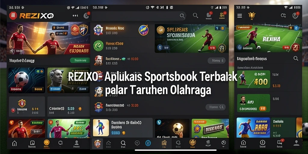 Tampilan menarik dari gameplay taruhan olahraga di REZIXO.