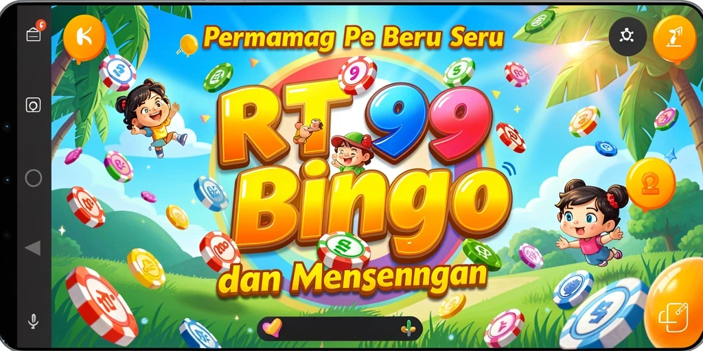 Tampilan gameplay RT99 yang seru dan interaktif dalam permainan Bingo.