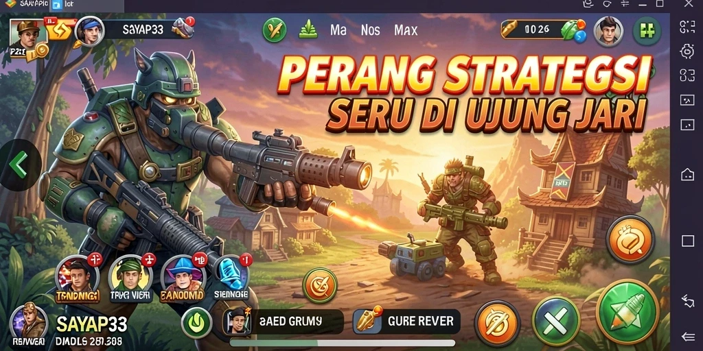 Tangkap momen seru dalam pertempuran strategis di SAYAP33.