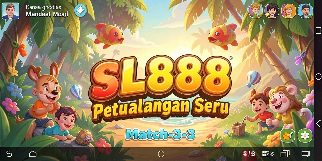 Gameplay seru SL888 dengan tantangan Match-3 yang mengasyikkan.