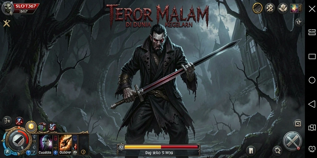 Gameplay menyeramkan dengan nuansa kegelapan yang mencekam.