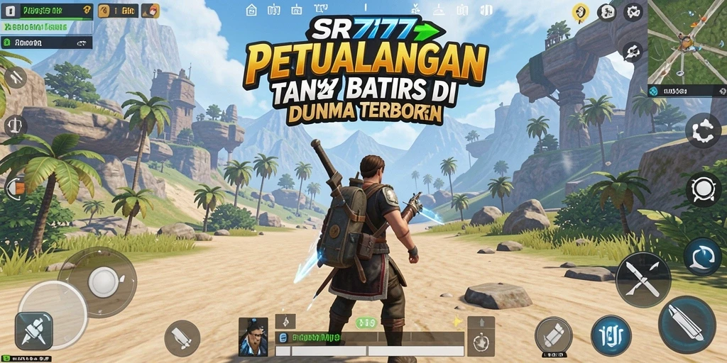 Screenshot gameplay SR777 menampilkan petualangan epik di dunia terbuka.